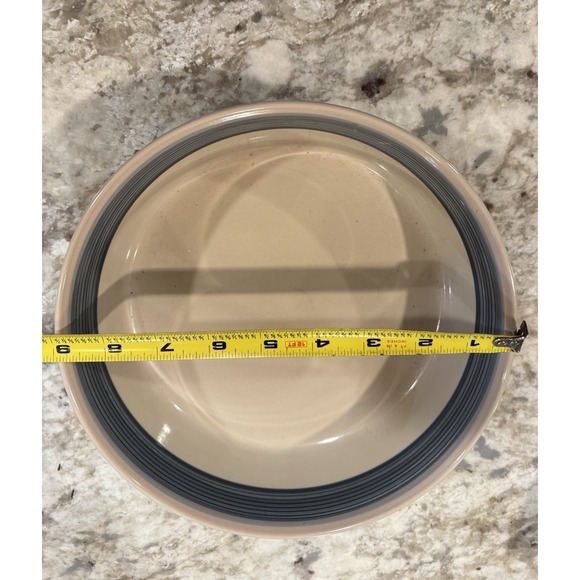 Mikasa Potters Art Blue Thunder Vegetable Serving Bowl 9" Japan - Picture 7 of 8